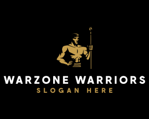 Strong Spear Warrior logo design