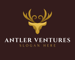 Luxury Deer Gold logo design