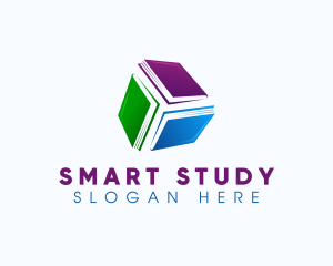 Study - Book Learning Library logo design