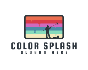 Mural - Colorful Paint Mural logo design