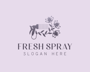 Hose Spray Landscaping Gardening logo design