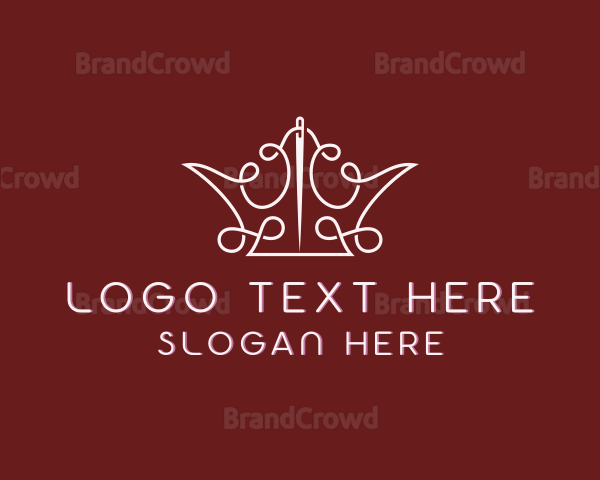 Crown Thread Stitching Logo