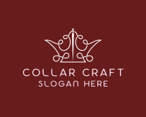 Crown Thread Stitching logo design