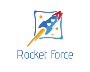 Missile - Rocket Ship Toy logo design