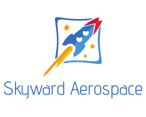 Aerospace - Rocket Ship Toy logo design