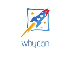 Spacecraft - Rocket Ship Toy logo design