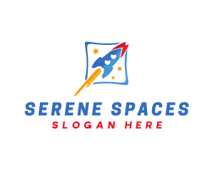 Aerospace Rocket Toy logo design