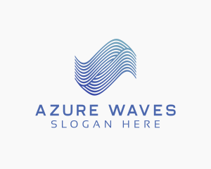 Waves Biotech Lab logo design