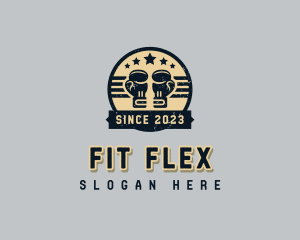 Gym - Gym Boxing Gloves logo design