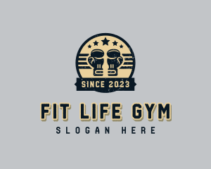 Gym - Gym Boxing Gloves logo design