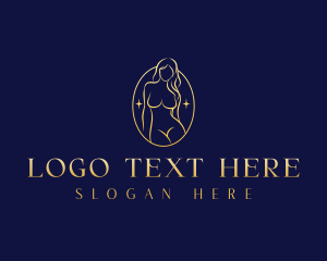 Feminine - Woman Body Sexy logo design