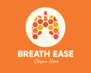 Honeycomb Respiratory Lungs logo design