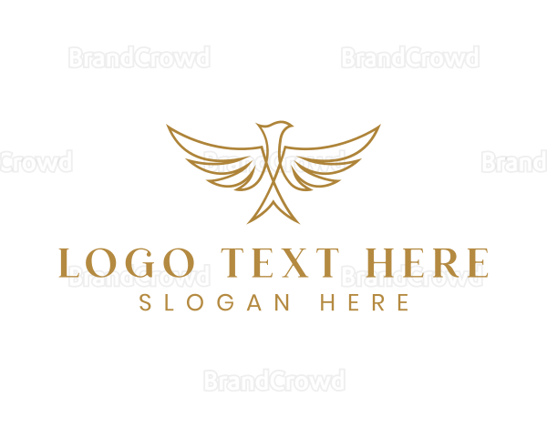 Premium Flying Bird Logo