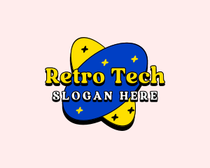 Retro Gaming Orbit logo design