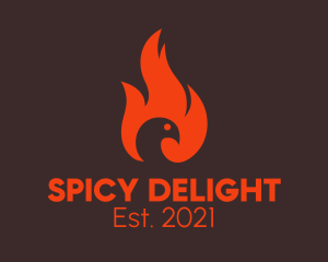 Spicy Blazing Chicken  logo design