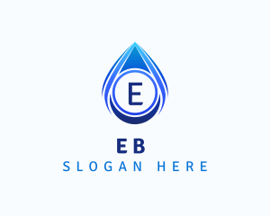 Water Liquid Droplet Logo