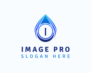 Water Liquid Droplet logo design