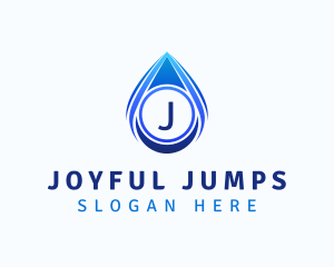 Water Liquid Droplet logo design