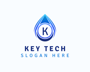 Water Liquid Droplet logo design