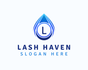 Water Liquid Droplet logo design