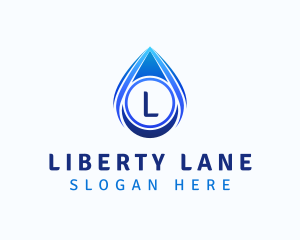 Water Liquid Droplet logo design