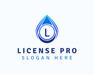 Water Liquid Droplet logo design