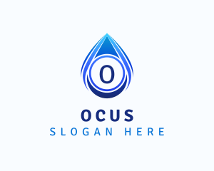 Water Liquid Droplet logo design