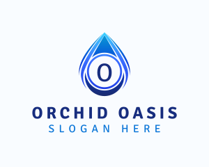 Water Liquid Droplet logo design