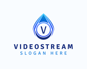 Water Liquid Droplet logo design