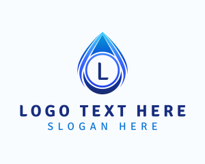 Water Liquid Droplet Logo