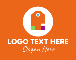 Stub - Multicolor Price Tag logo design