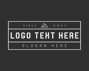 Industrial Mountain Signage logo design