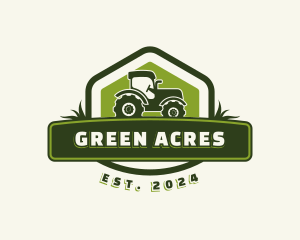 Farming - Tractor Vehicle Farming logo design