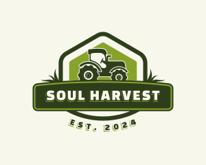 Tractor Vehicle Farming logo design