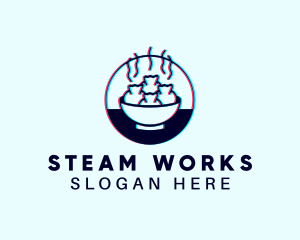 Steam - Hot Dumpling Restaurant logo design