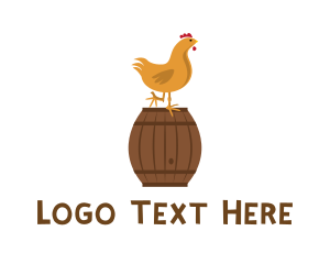 Barn - Barrel Chicken Farm logo design