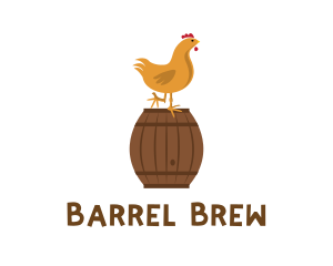 Barrel Chicken Farm logo design