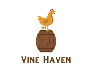 Barrel Chicken Farm logo design