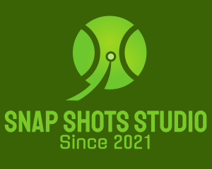 Sports Network - Tennis Ball Technology logo design