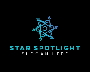 Star Arrow  Startup logo design