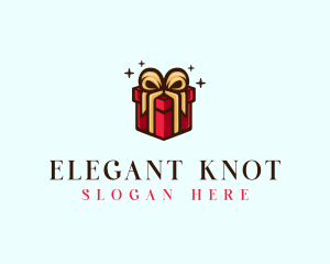 Elegant Ribbon Gift logo design