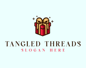 Elegant Ribbon Gift logo design