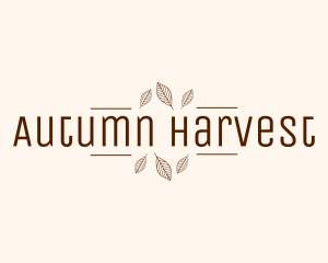 Minimalist Autumn Park logo design