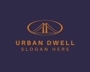 Urban Bridge Infrastructure logo design