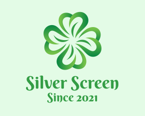 Shamrock - Green Four Leaf Clover logo design
