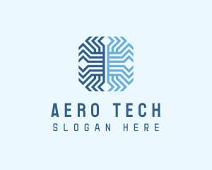 Digital Tech Microchip logo design