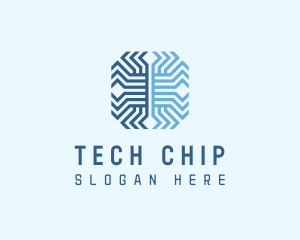 Digital Tech Microchip logo design