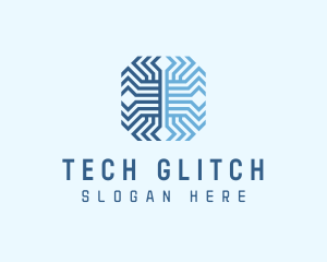 Digital Tech Microchip logo design