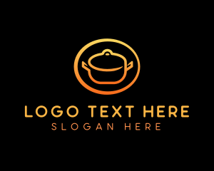 Restaurant - Gradient Hot Pot Letter G logo design