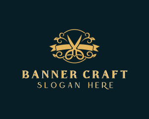 Elegant Scissors Boutique logo design